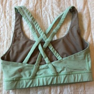 Mint Lululemon sports bra!